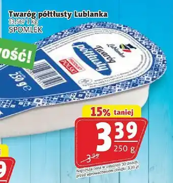 Prim Market Twaróg półtłusty lublanka 250g Spomlek oferta