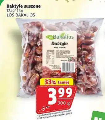 Prim Market Daktyle suszone 300 g LOS BAKALIOS oferta