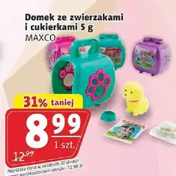 Prim Market Domek ze zwierzakami i cukierkami 5g MAXCO oferta