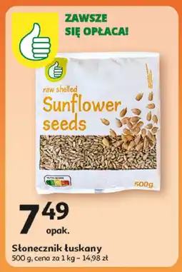 Auchan Słonecznik łuskany Podniesiony kciuk oferta