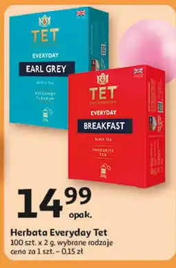 Auchan Herbata breakfast TETLEY EVERYDAY oferta