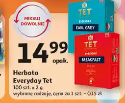 Auchan Herbata earl grey TETLEY EVERYDAY oferta