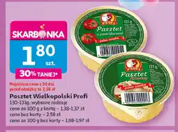 Auchan Pasztet z drobiem i pomidorami Profi wielkopolski oferta