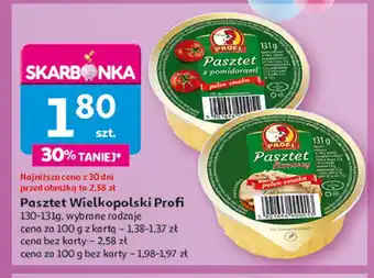 Auchan Pasztet z drobiem i pomidorami Profi wielkopolski oferta