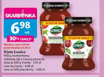 Auchan Dżem z czarnej porzeczki Łowicz oferta