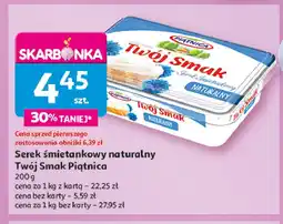 Auchan Serek śmietankowy naturalny Piątnica twój smak oferta