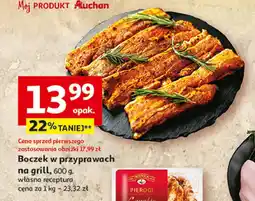 Auchan Boczek w przyprawach na grill Auchan oferta
