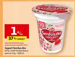 Auchan Jogurt truskawka Zott serduszko oferta