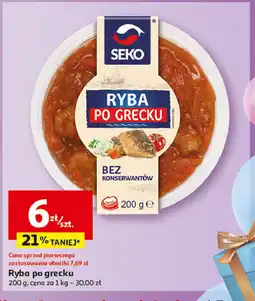 Auchan Ryba po grecku Seko oferta