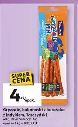 Auchan Kabanosiki z kurczaka Tarczyński gryzzale oferta