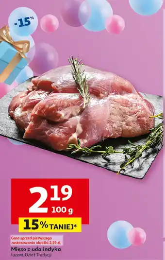 Auchan Mięso z uda indyka oferta