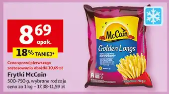 Auchan Frytki Mccain golden longs oferta