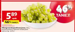 Auchan Winogrona jasne bezpestkowe oferta