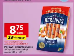 Auchan Parówki classic Morliny berlinki oferta
