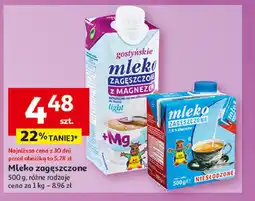 Auchan Mleko zagęszczone light z magnezem Gostyń oferta