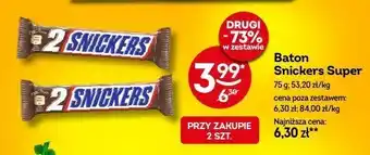 Żabka Baton Snickers Super 75g oferta