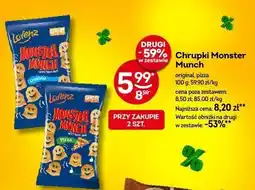 Żabka Chrupki Monster Munch pizza 100g Lorenz oferta