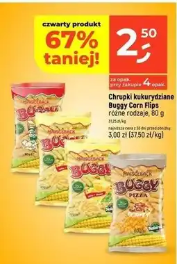 Dealz Chrupki kukurydziane serowe Buggy Corn Flips oferta