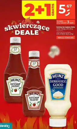 Dealz Majonez seriously good Heinz oferta
