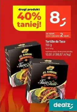 Dealz Tortile do taco El Sabor oferta
