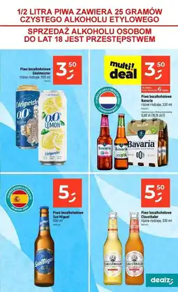 Dealz Piwo San Miguel 0.0 % oferta