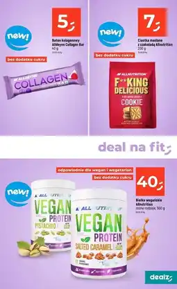 Dealz Ciastka maślane z czekoladą Fitking Delicious oferta