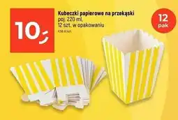 Dealz Kubeczki papierowe na przekąski 220 ml oferta