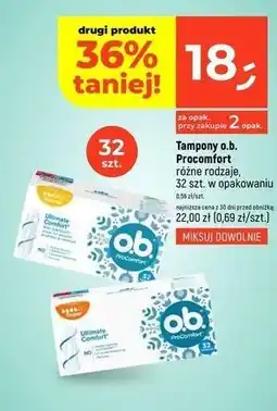 Dealz Tampony normal O.b. Procomfort oferta