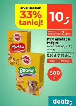 Dealz Ciasteczka dla psów Pedigree Biscrok oferta