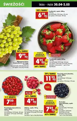 Biedronka Winogrona białe oferta