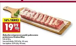 Biedronka Żęberka wieprzowe Kraina Mięs oferta