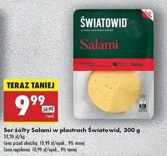 Biedronka Ser salami Światowid oferta