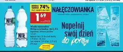 Biedronka Woda delikatnie gazowana Nałęczowianka oferta