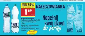 Biedronka Woda delikatnie gazowana Nałęczowianka oferta