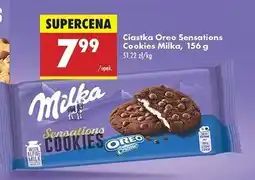 Biedronka Ciasteczka z nadzieniem oreo Milka Cookies Sensations oferta
