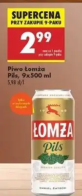 Biedronka Piwo Łomża Pils oferta