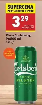 Biedronka Piwo Carlsberg oferta