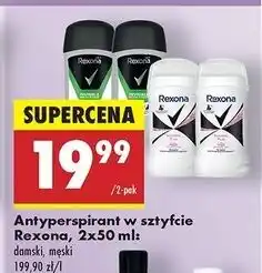 Biedronka Antyperspirant fresh power Rexona Men Invisible oferta