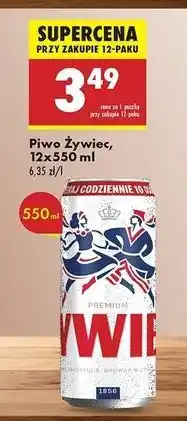 Biedronka Piwo Żywiec Jasne Pełne oferta