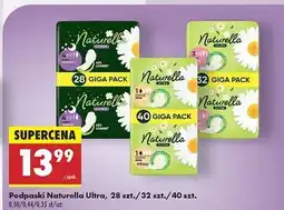 Biedronka Podpaski maxi Naturella Ultra oferta