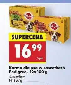 Biedronka Karma dla psa wołowina Pedigree oferta