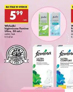 Biedronka Wkładki higieniczne multiform normal Femina oferta
