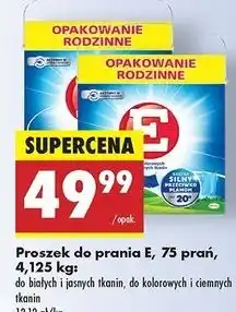 Biedronka Proszek do prania białych i jasnych tkanin E oferta
