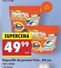 Biedronka Kapsułki do prania kolor Vizir All In One Pods oferta