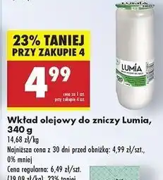 Biedronka Wkład olejowy do zniczy 340 g 120 h Lumia oferta