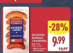 ALDI Kiełbasa z karkówką Wędliniarnia oferta