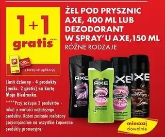 Biedronka Dezodorant Axe Dark Temptation oferta