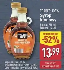 ALDI Syrop klonowy Trader Joe's oferta