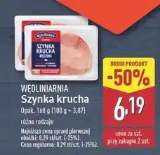 ALDI Szynka krucha Wędliniarnia oferta