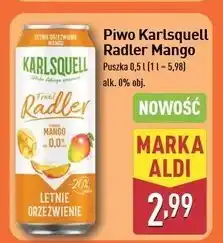 ALDI Piwo mango Karlsquell Radler oferta
